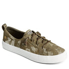 Sperry Crest Vibe Metallic Leather - Women's Olive Camo Shoe Deals Outlet