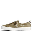 Sperry Crest Vibe Metallic Leather - Women's Olive Camo Shoe Deals Outlet