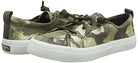 Sperry Crest Vibe Metallic Leather - Women's Silver Camo Shoe Deals Outlet