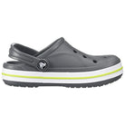 Crocs Crocband Baya Clog - Kids Slate Grey/Lime Punch Shoe Deals Outlet