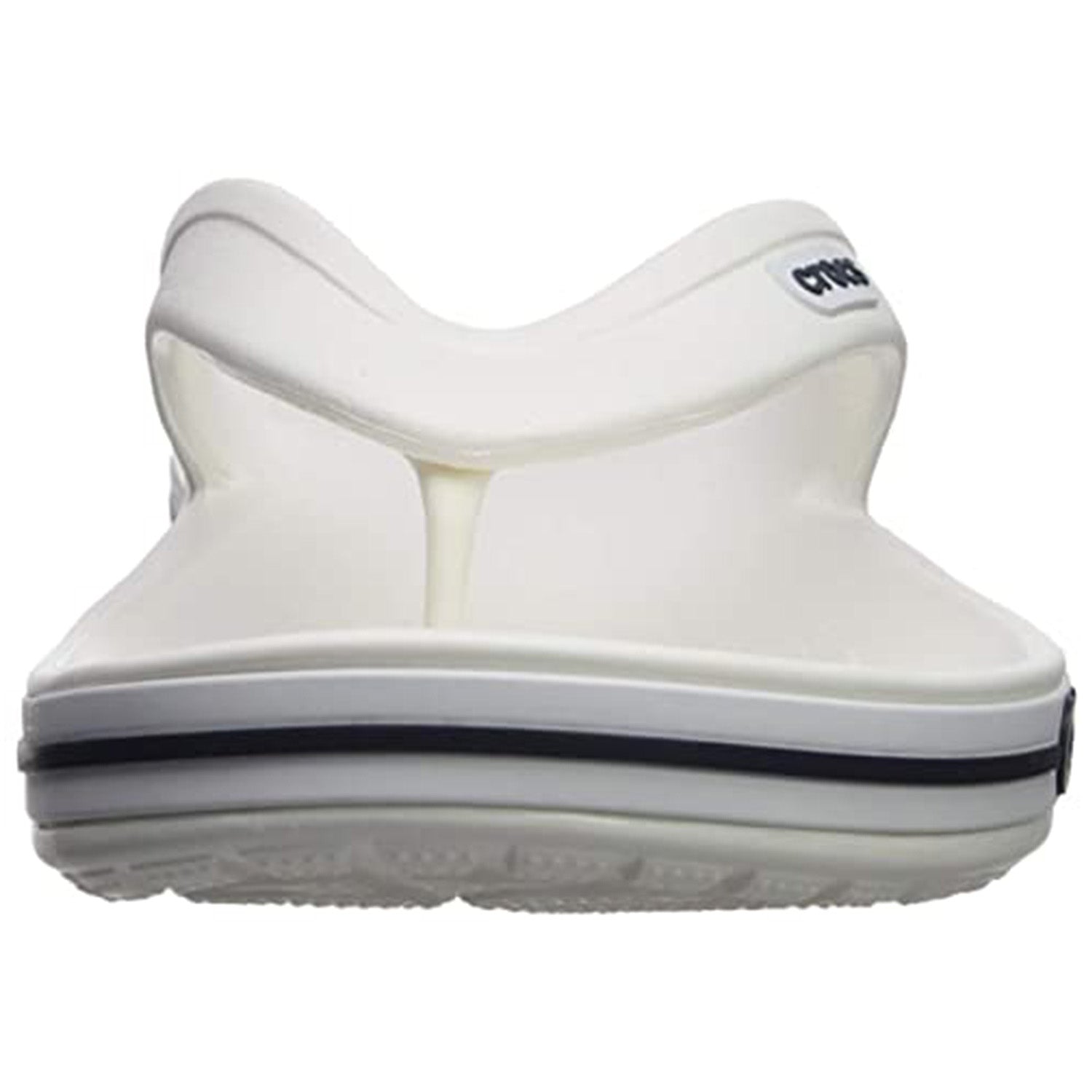 Crocs Crocband Baya Flip Flop - Unisex White/Navy Shoe Deals Outlet