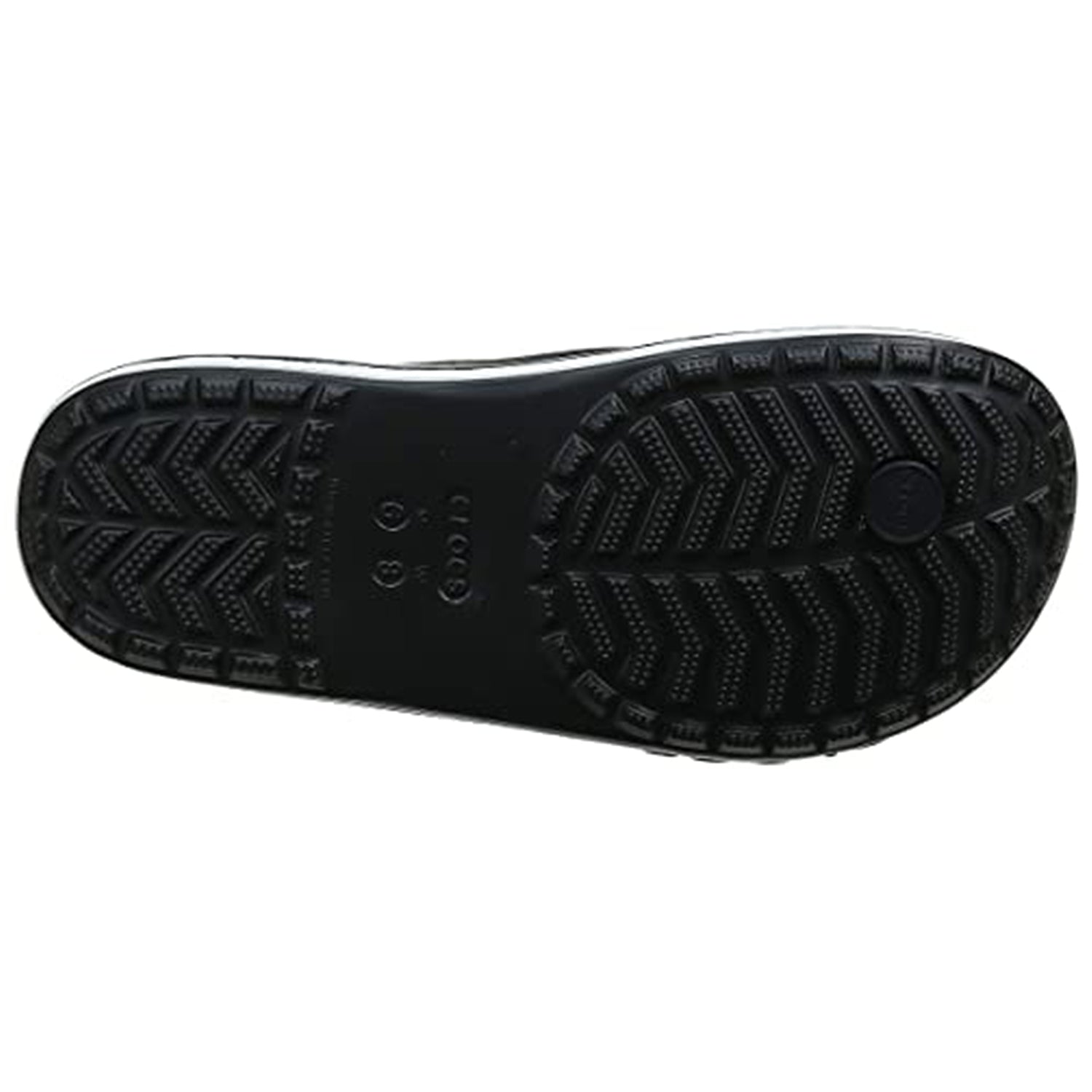 Crocs Crocband Baya Flip Flop - Unisex Black/White Shoe Deals Outlet