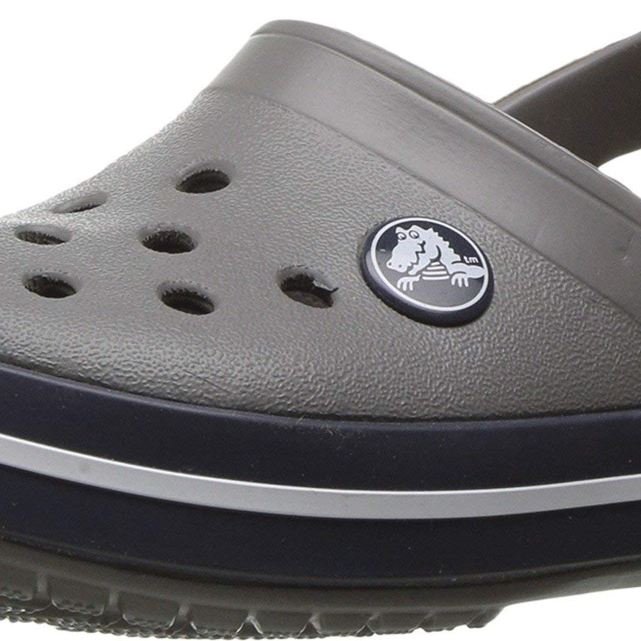 Crocs CrocBand Clog - Kids Smoke/Navy Shoe Deals Outlet