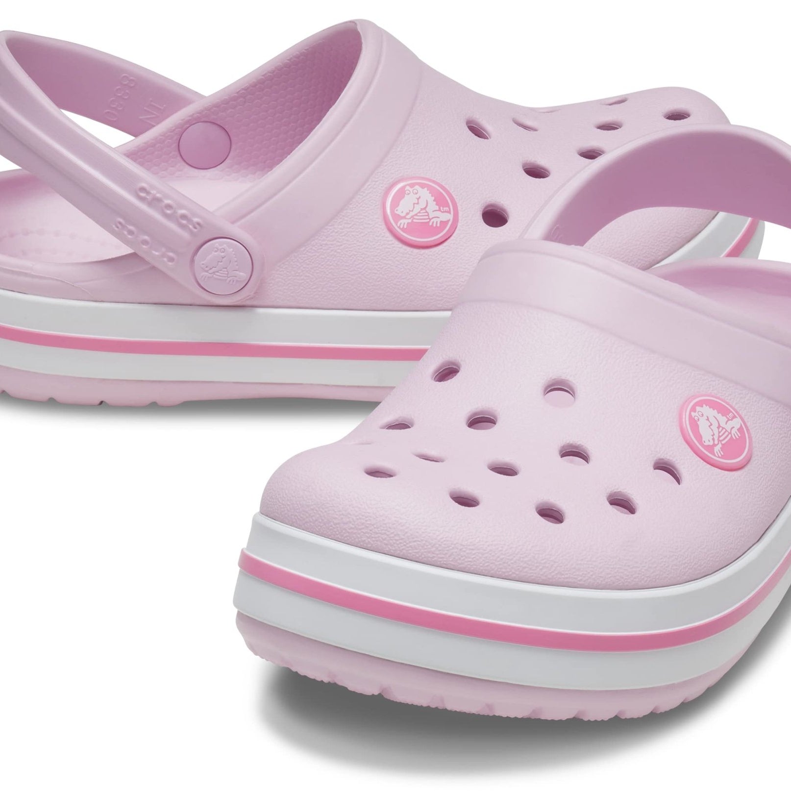 Crocs CrocBand Clog - Kids Ballerina Pink Shoe Deals Outlet