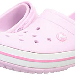 Crocs CrocBand Clog - Kids Ballerina Pink Shoe Deals Outlet