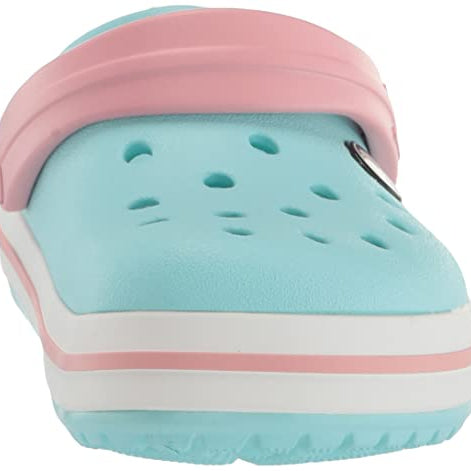 Crocs CrocBand Clog - Kids Ice Blue/White Shoe Deals Outlet