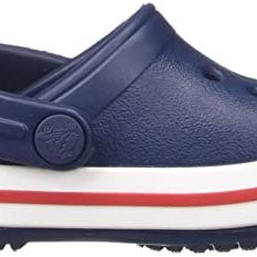 Crocs CrocBand Clog - Kids Navy/Red Shoe Deals Outlet
