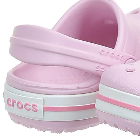 Crocs CrocBand Clog - Kids Ballerina Pink Shoe Deals Outlet