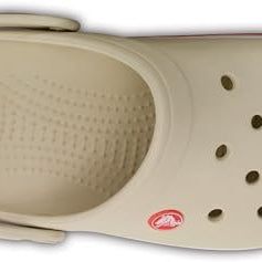 Crocs CrocBand Clog - Unisex Stucco/Melon Shoe Deals Outlet