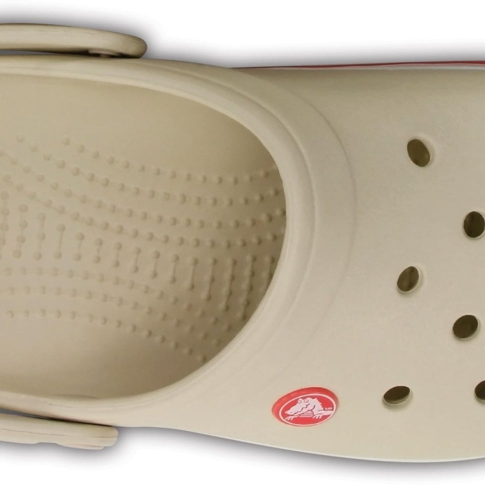 Crocs CrocBand Clog - Unisex Stucco/Melon Shoe Deals Outlet