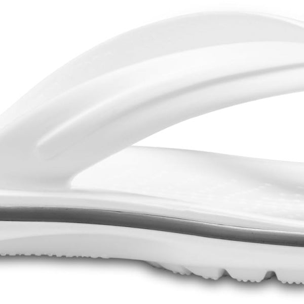 Crocs Crocband Flip - Unisex White Shoe Deals Outlet