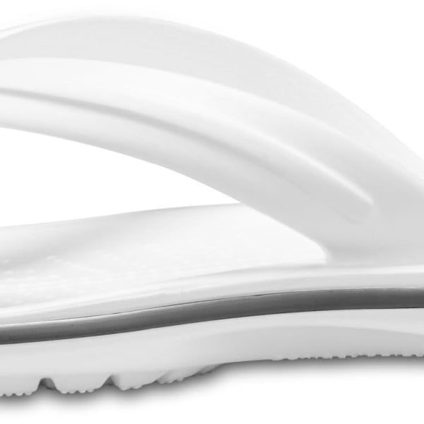 Crocs Crocband Flip - Unisex White Shoe Deals Outlet
