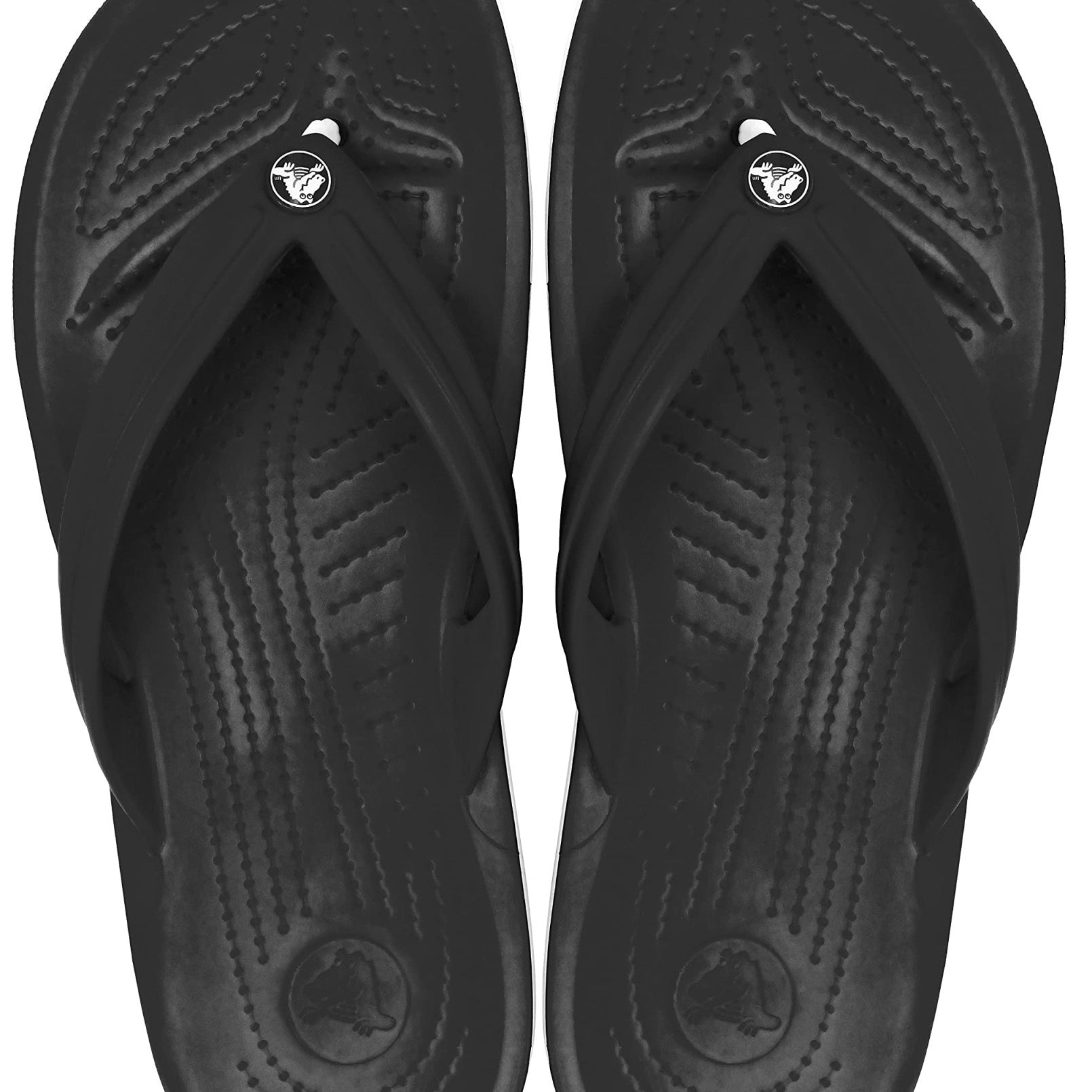Crocs Crocband Flip - Unisex Black Shoe Deals Outlet