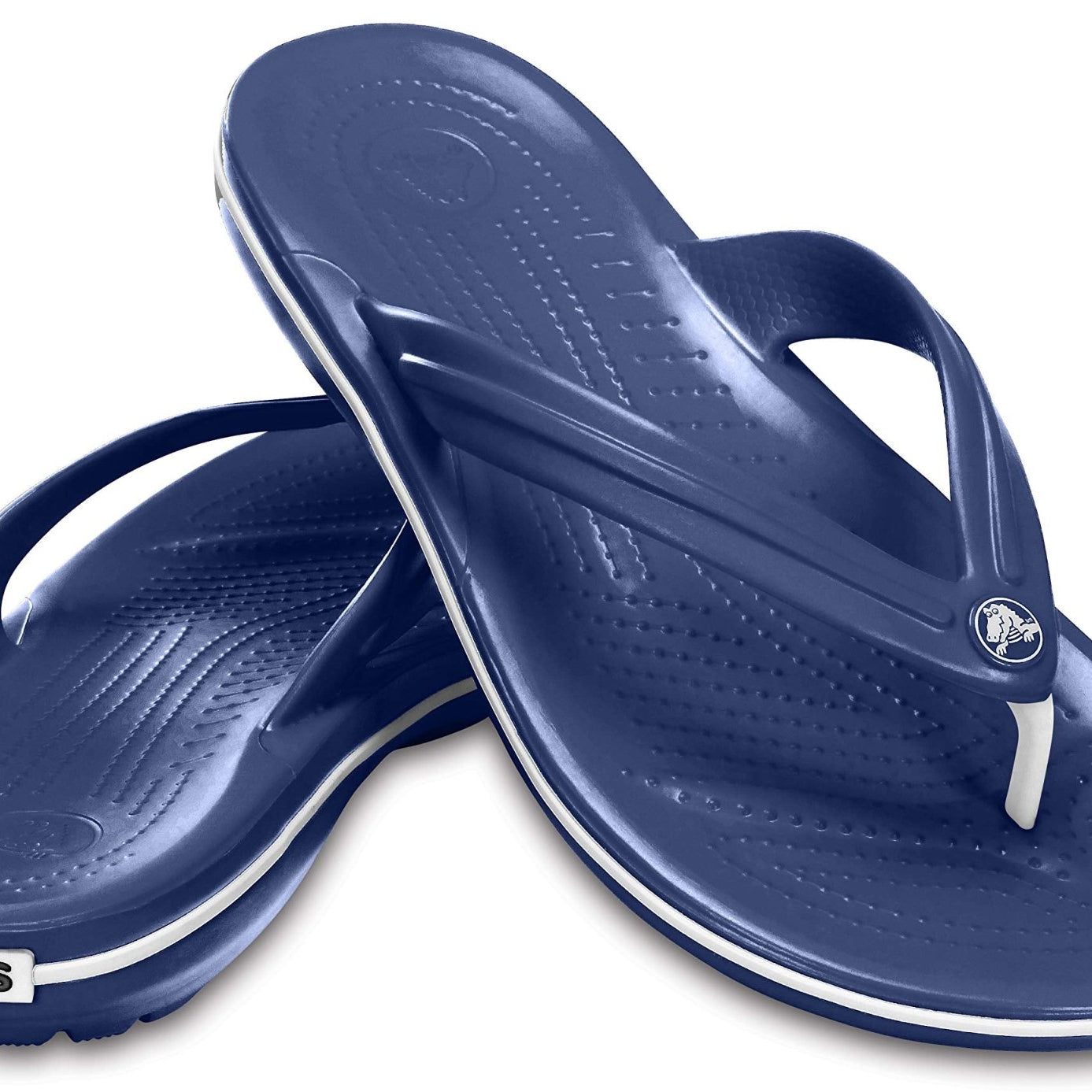 Crocs Crocband Flip - Unisex Navy Shoe Deals Outlet