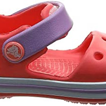 Crocs CrocBand Sandal - Kids Red Violet Shoe Deals Outlet