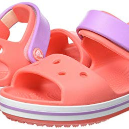 Crocs CrocBand Sandal - Kids Red Violet Shoe Deals Outlet