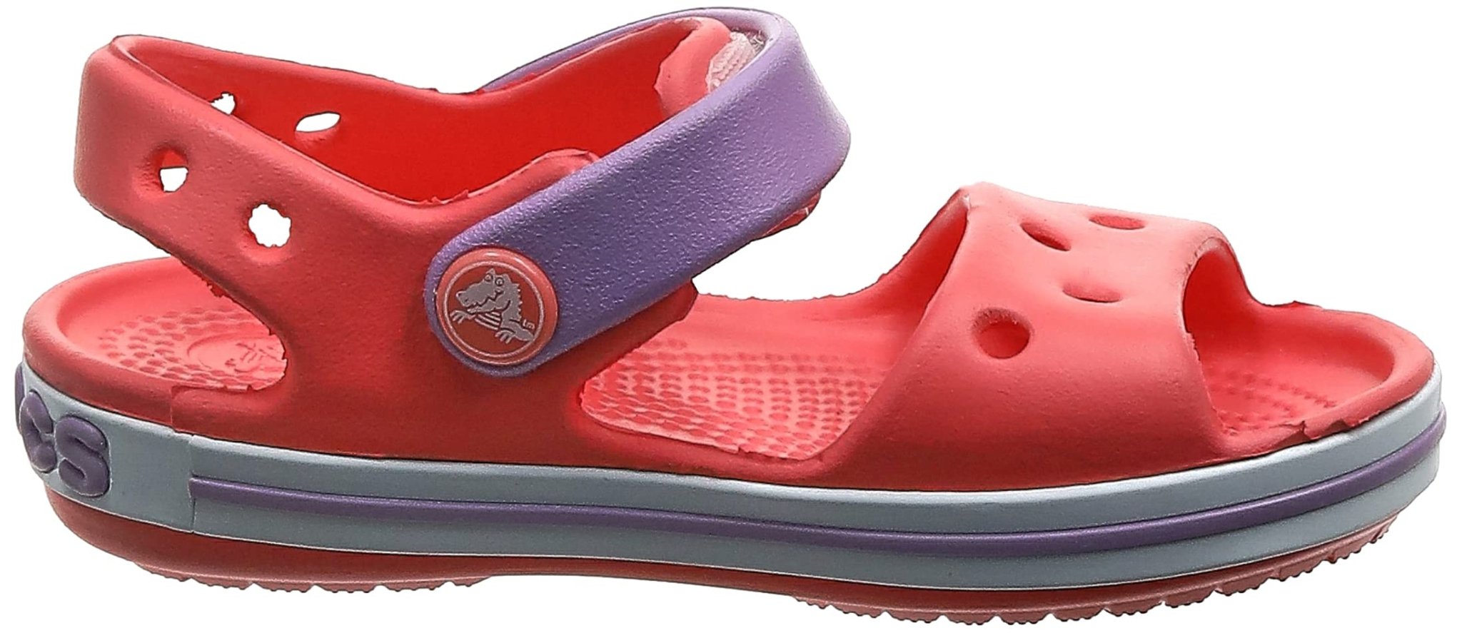 Crocs CrocBand Sandal - Kids Red Violet Shoe Deals Outlet