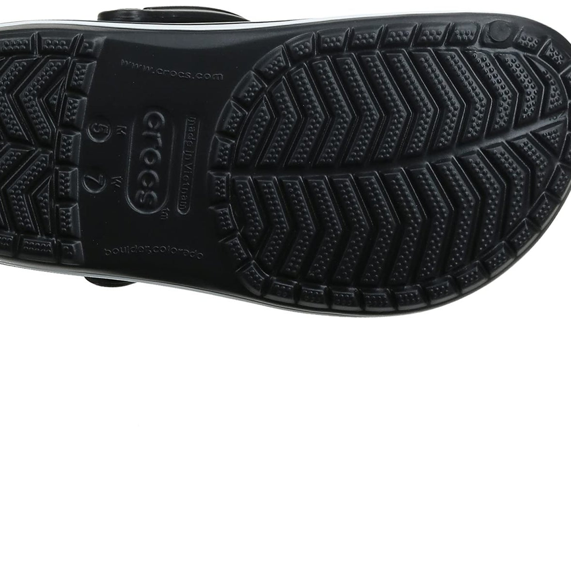 Crocs CrocBand Sandal - Kids Black Shoe Deals Outlet