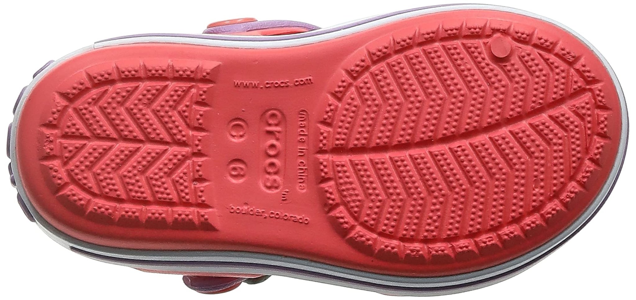 Crocs CrocBand Sandal - Kids Red Violet Shoe Deals Outlet