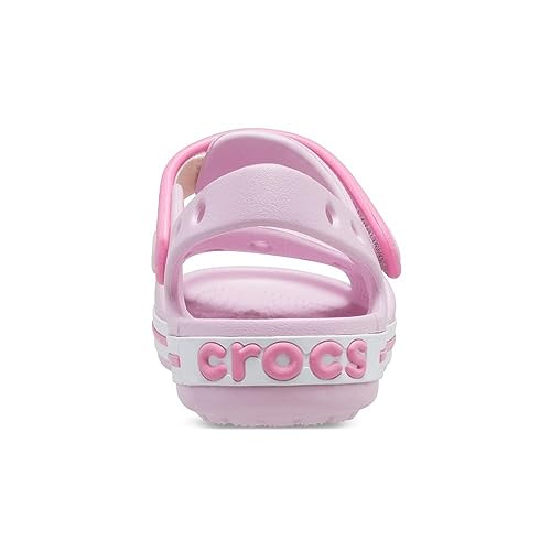 Crocs CrocBand Sandal - Kids Ballerina Pink Shoe Deals Outlet