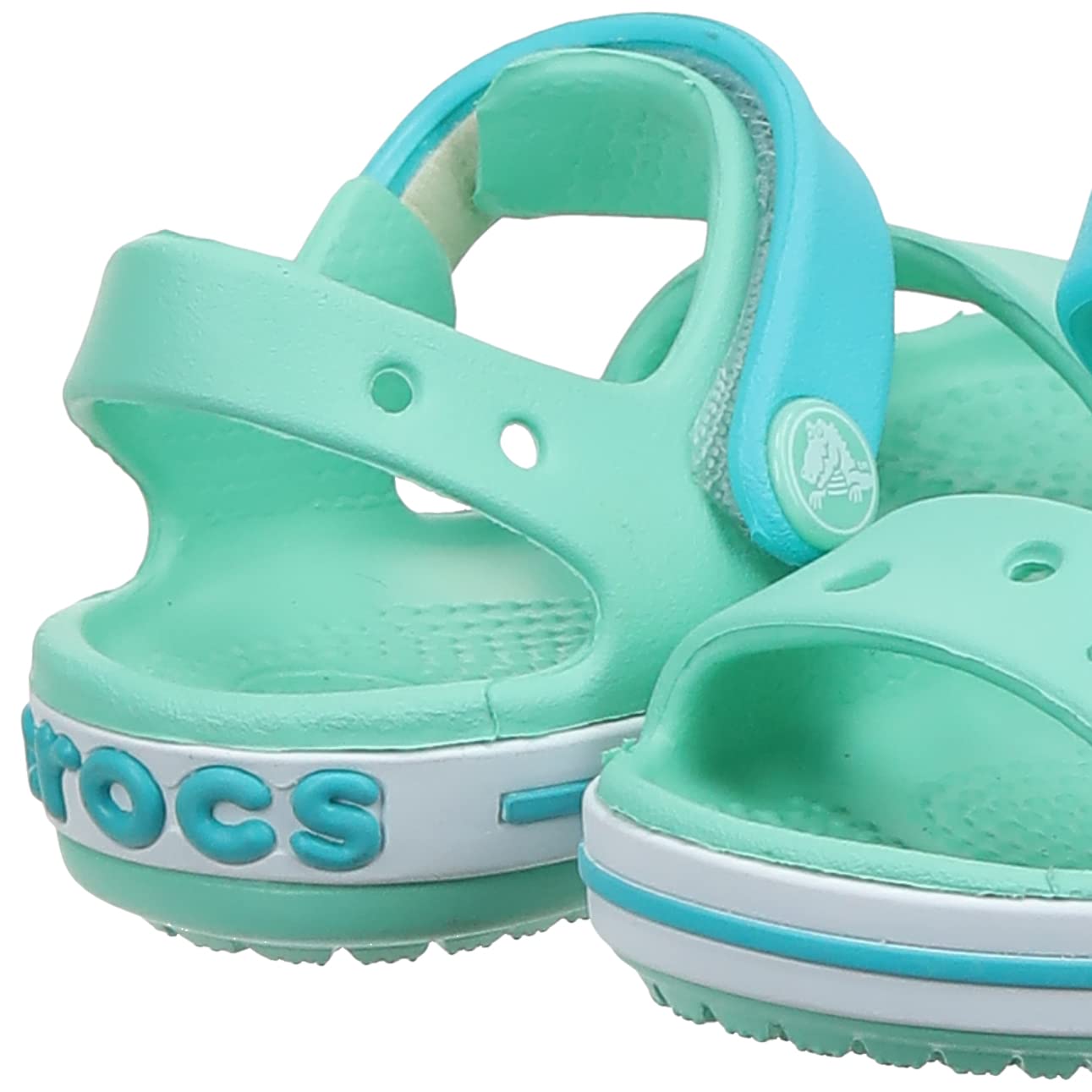 Crocs CrocBand Sandal - Kids Blue Shoe Deals Outlet