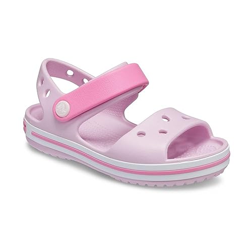 Crocs CrocBand Sandal - Kids Ballerina Pink Shoe Deals Outlet