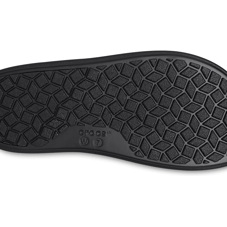 Crocs Brooklyn Luxe Cross Strap Black 5 M 196265538522 Shoe Deals Outlet