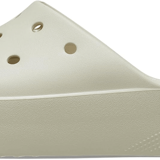 Crocs Classic Platform Slide Bone 7 M 196265241996 Shoe Deals Outlet