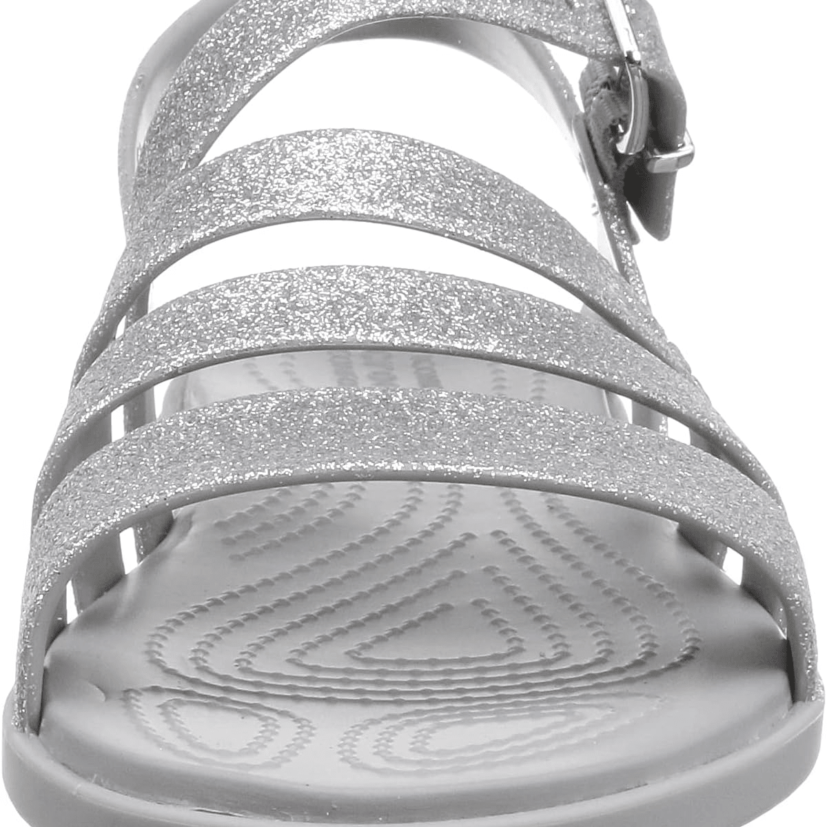Crocs Tulum Sansal Silver Glitter 10 M 191448792555 Shoe Deals Outlet