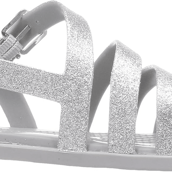 Crocs Tulum Sansal Silver Glitter 10 M 191448792555 Shoe Deals Outlet