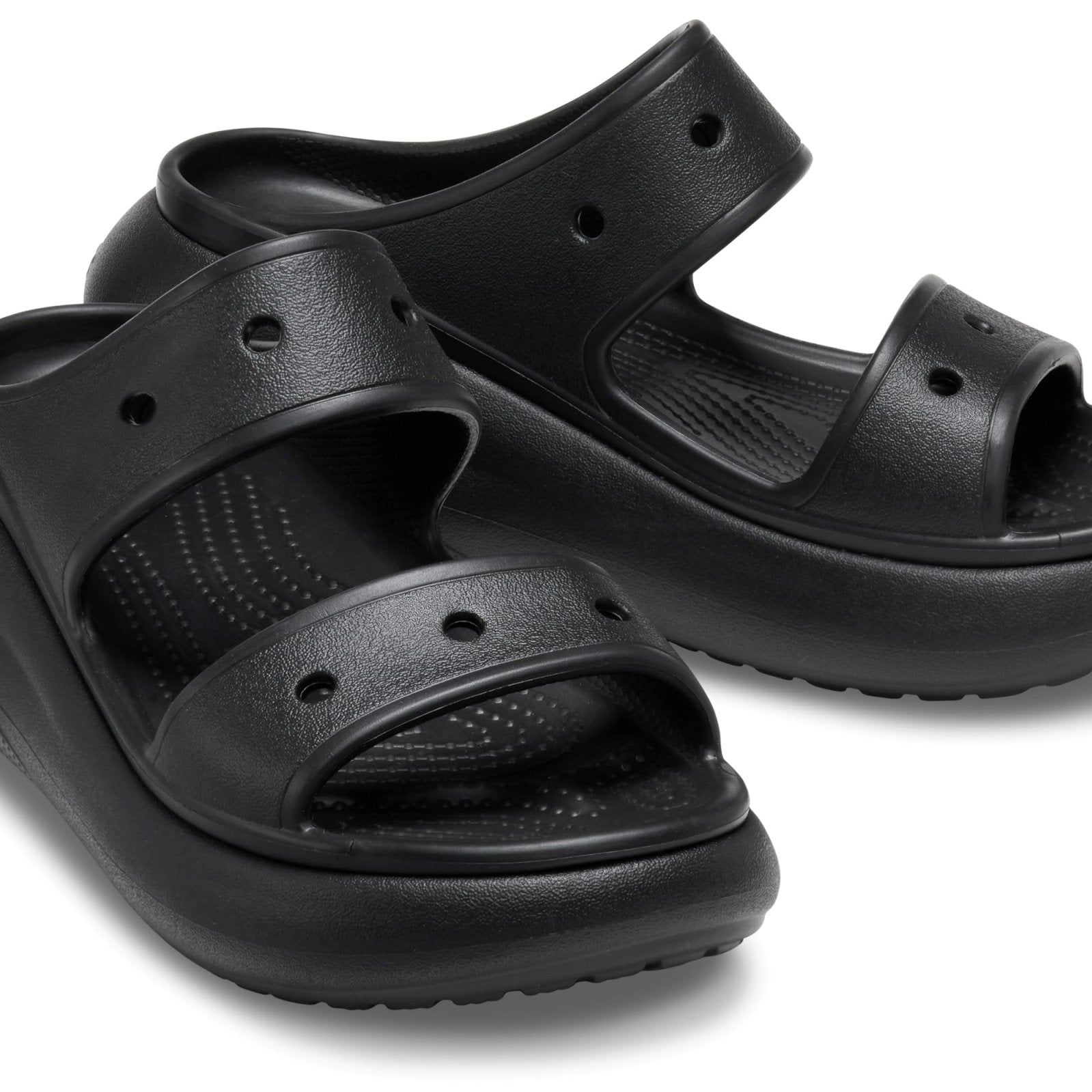 Crocs Crush Sandal - Unisex Black Shoe Deals Outlet