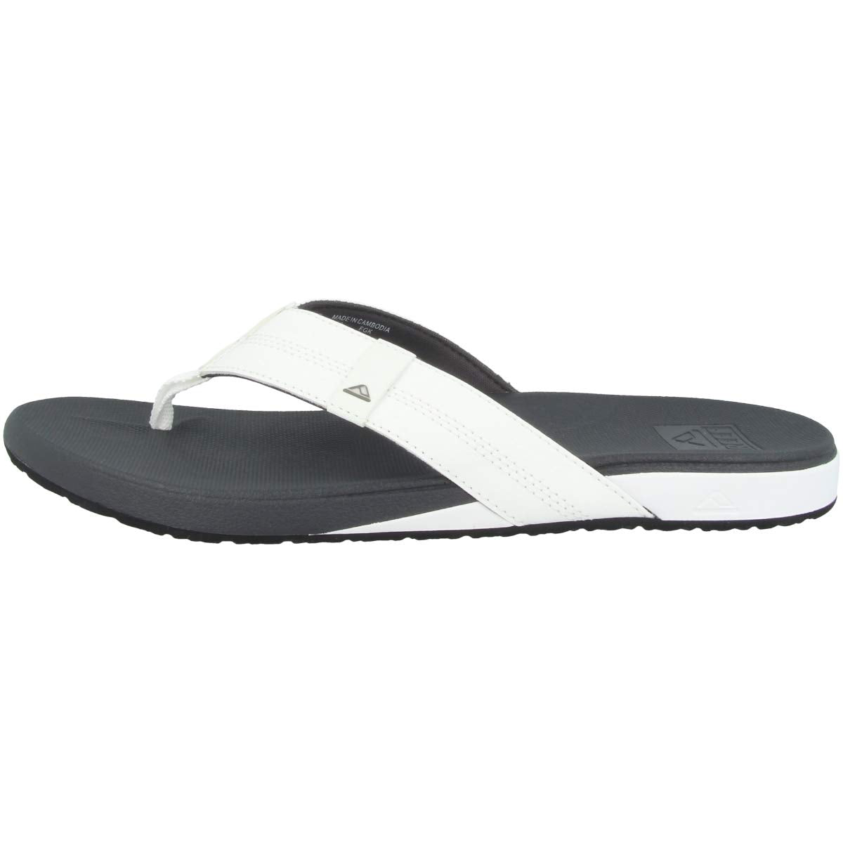 Reef Cushion Phantom - Men's White/Charcoal Shoe Deals Outlet