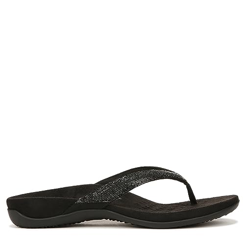 VIONIC Dillon Flip - Flop Sandal - Women's Black Croc Shoe Deals Outlet