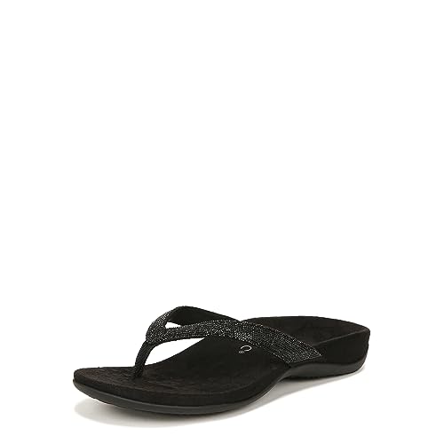 VIONIC Dillon Flip - Flop Sandal - Women's Black Croc Shoe Deals Outlet