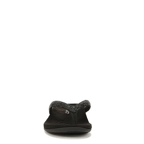 VIONIC Dillon Flip - Flop Sandal - Women's Black Croc Shoe Deals Outlet