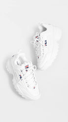 Fila Disruptor II - Women's White/Navy/Red Shoe Deals Outlet