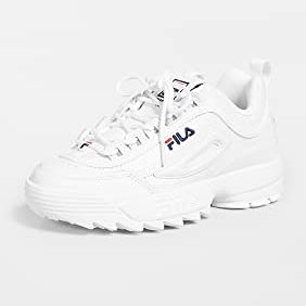 Fila Disruptor II - Women's White/Navy/Red Shoe Deals Outlet