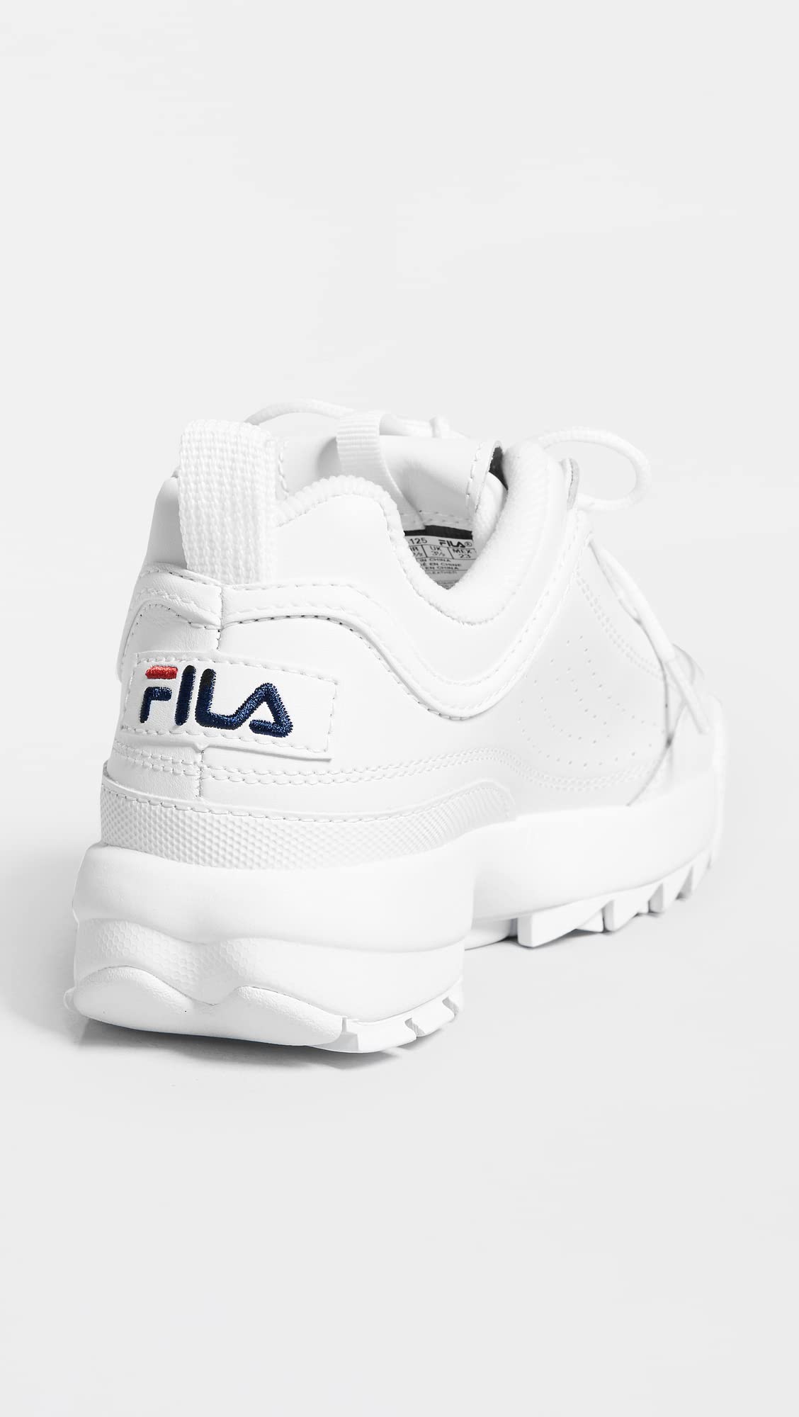 Fila Disruptor II - Women's White/Navy/Red Shoe Deals Outlet