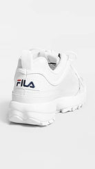 Fila Disruptor II - Women's White/Navy/Red Shoe Deals Outlet