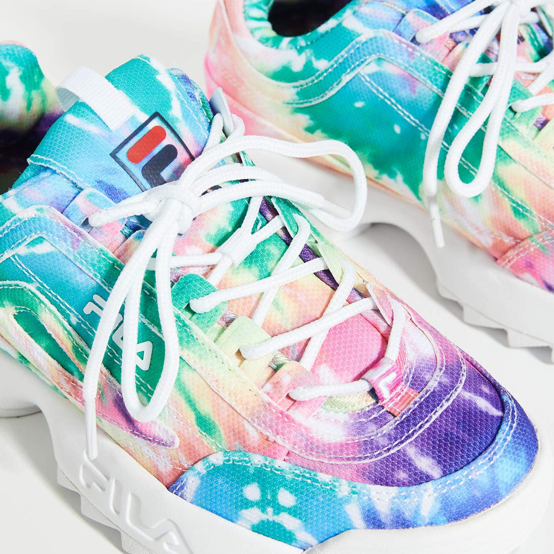 Fila Disruptor II - Women's Tie Dye Shoe Deals Outlet