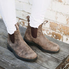 Blundstone Dress Boots - Unisex Rustic Brown Shoe Deals Outlet