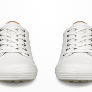 ECCO Soft 7 Leather White 11 - 11.5 M 737431676169 Shoe Deals Outlet