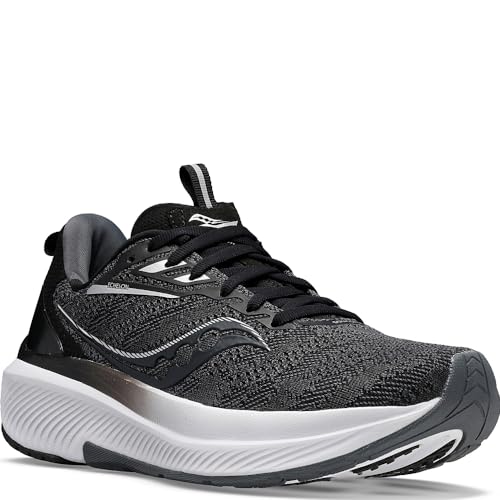 Saucony Echelon 9 Running Shoe - Men's Black/White Shoe Deals Outlet