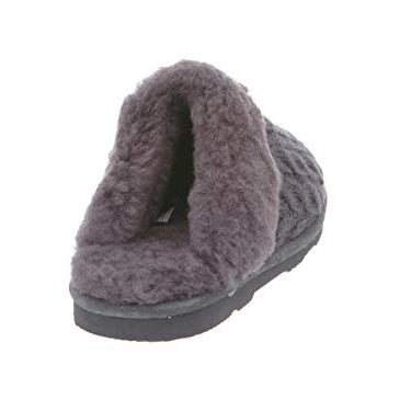 BEARPAW Effie Slippers - Women's Charcoal Shoe Deals Outlet