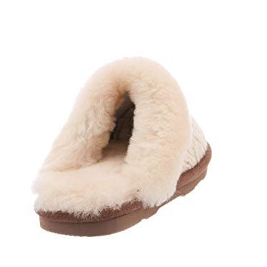 BEARPAW Effie Slippers - Women's Linen Shoe Deals Outlet