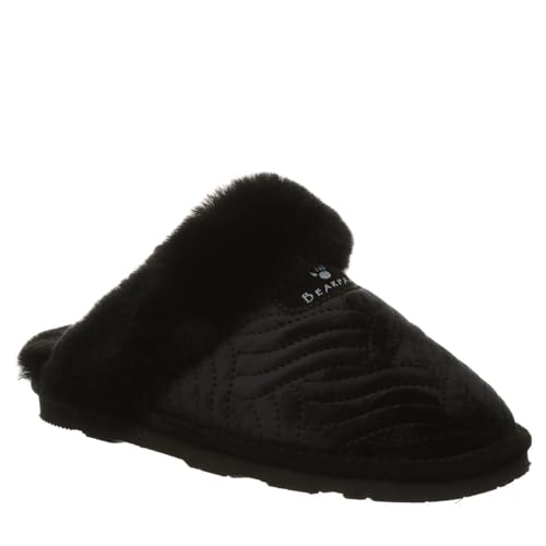 BEARPAW Effie - Women's Black Velvet Shoe Deals Outlet