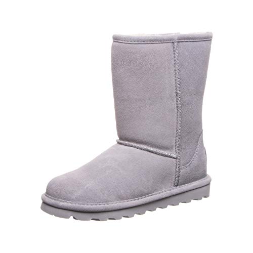 BEARPAW Elle Short Boots - Women's Gray Fog Shoe Deals Outlet