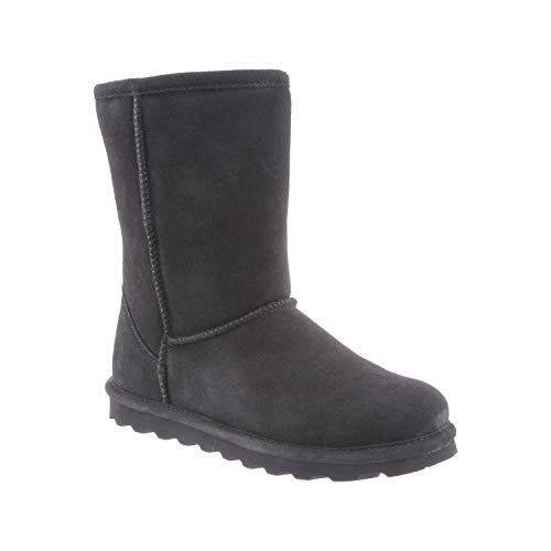 BEARPAW Elle Short Boots - Women's Charcoal Shoe Deals Outlet