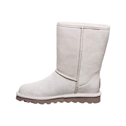 BEARPAW Elle Short Boots - Women's Winter White Shoe Deals Outlet