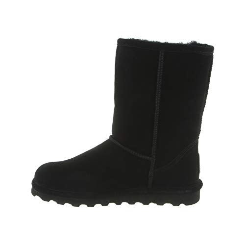 BEARPAW Elle Short Boots - Women's Black Shoe Deals Outlet